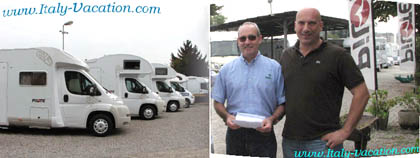 Italy-Vacation  Motorhome - Your best Vacation to Italy . info , tips for your RV holiday caravan