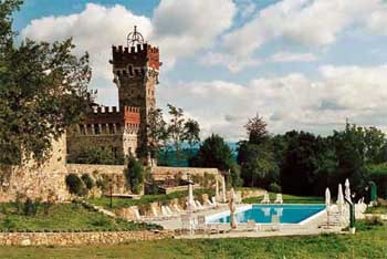 www.Italy-Vacation.com  Tenuta  castello  Tuscany - Bucine  Luxury Vacation Castle House